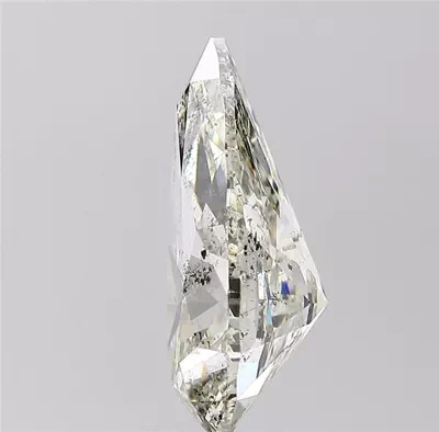 5.01ct J SI2 Rare Carat Ideal Cut Pear Diamond