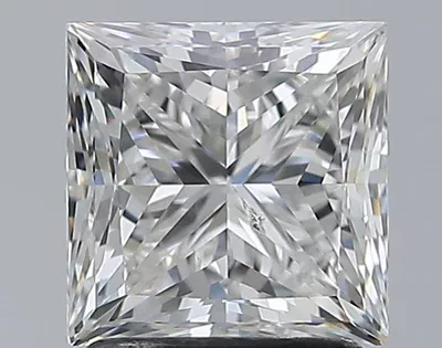 2.00ct H SI2 Rare Carat Ideal Cut Princess Diamond