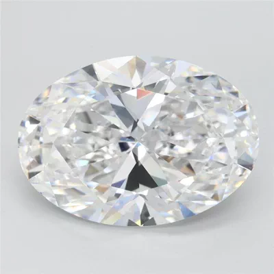 4.06ct D VVS1 Rare Carat Ideal Cut Oval Lab Grown Diamond