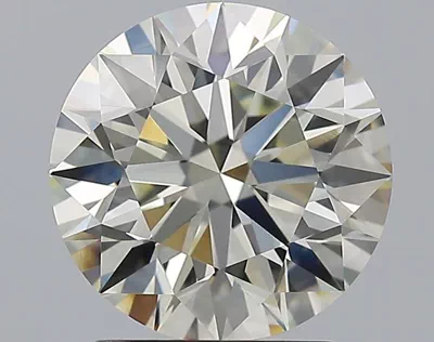 2.20ct K VVS2 Rare Carat Ideal Cut Round Diamond