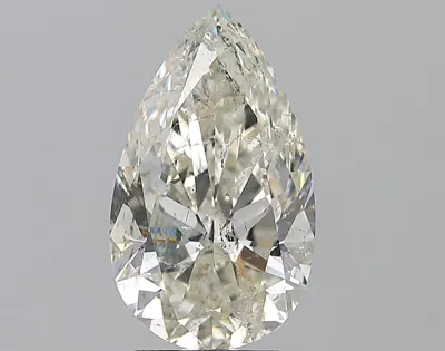 3.51ct I SI2 Rare Carat Ideal Cut Pear Diamond