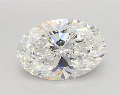 4.51ct E VVS2 Rare Carat Ideal Cut Oval Lab Grown Diamond