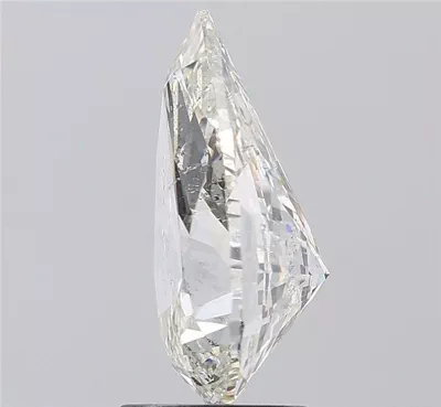 3.02ct I SI2 Rare Carat Ideal Cut Pear Diamond