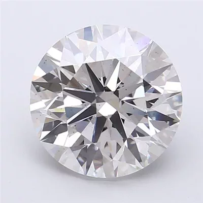 3.23ct G SI1 Rare Carat Ideal Cut Round Lab Grown Diamond