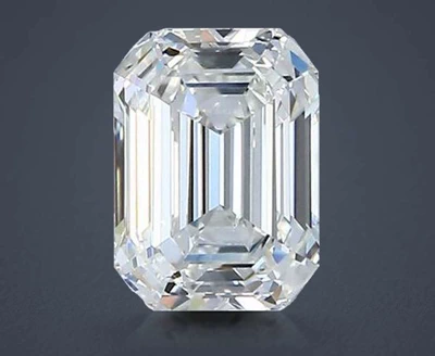 1.07ct H VVS2 Rare Carat Ideal Cut Emerald Diamond