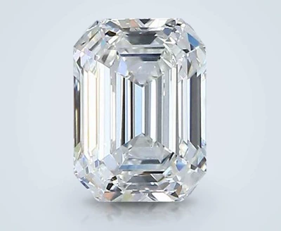 1.07ct H VVS2 Rare Carat Ideal Cut Emerald Diamond