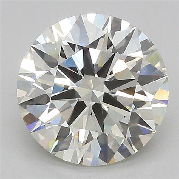 2.61ct J VS1 Rare Carat Ideal Cut Round Lab Grown Diamond