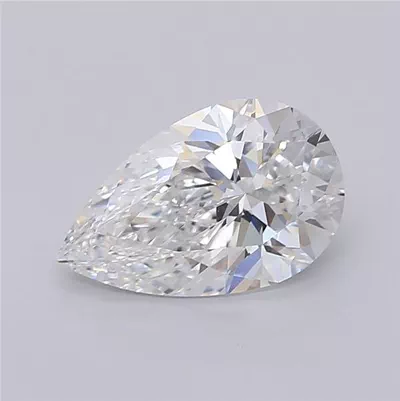 2.05ct E VS1 Rare Carat Ideal Cut Pear Lab Grown Diamond