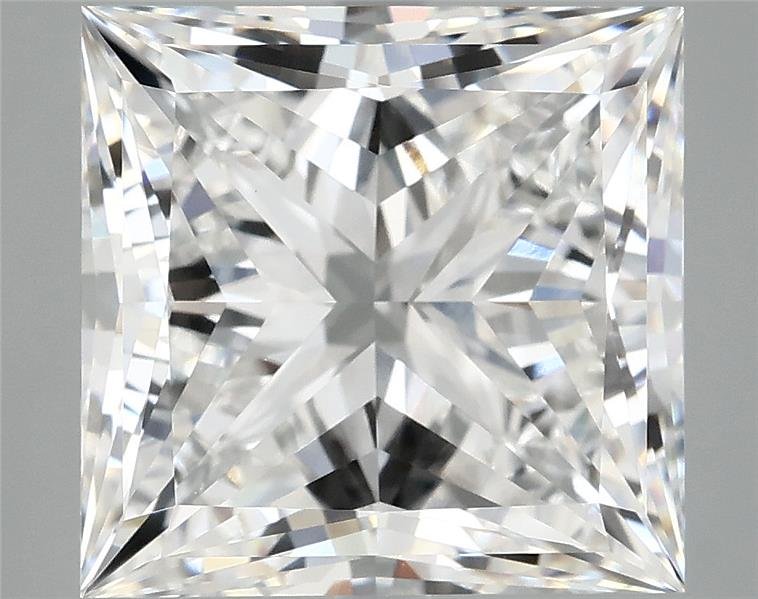 8.05ct E VVS2 Rare Carat Ideal Cut Princess Lab Grown Diamond