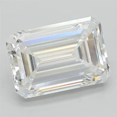 2.16ct D VVS2 Rare Carat Ideal Cut Emerald Lab Grown Diamond
