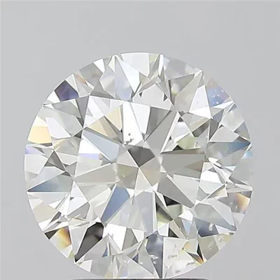 2.71ct J SI1 Rare Carat Ideal Cut Round Diamond