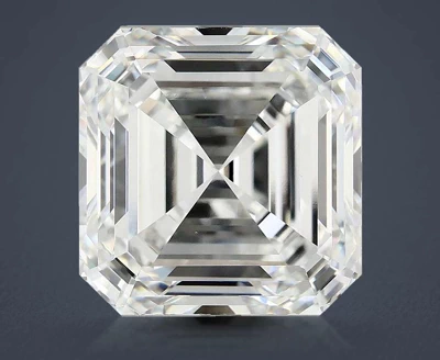 10.04ct E VVS2 Rare Carat Ideal Cut Asscher Lab Grown Diamond