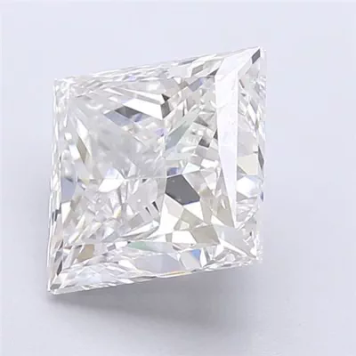 3.52ct F VVS2 Very Good Cut Princess Lab Grown Diamond