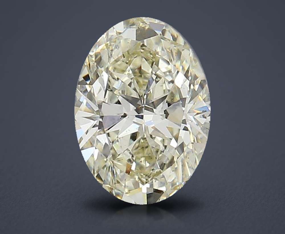 1.12ct K VS2 Rare Carat Ideal Cut Oval Diamond