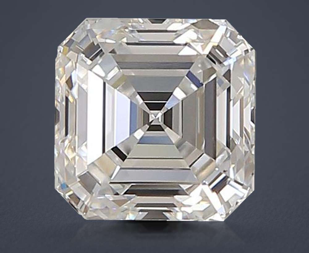 1.95ct E VS1 Rare Carat Ideal Cut Asscher Lab Grown Diamond