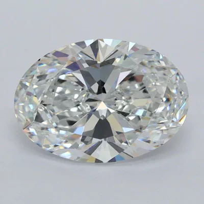 2.01ct D VVS1 Rare Carat Ideal Cut Oval Lab Grown Diamond