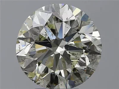 4.10ct K SI2 Very Good Cut Round Diamond