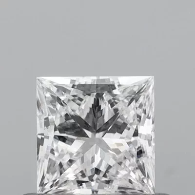 0.53ct D VVS2 Rare Carat Ideal Cut Princess Lab Grown Diamond
