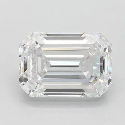 1.06ct D VVS1 Very Good Cut Emerald Lab Grown Diamond