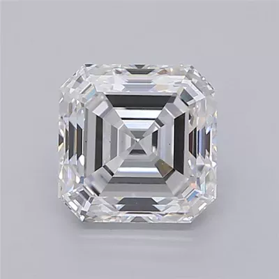 2.06ct E VS1 Rare Carat Ideal Cut Asscher Lab Grown Diamond