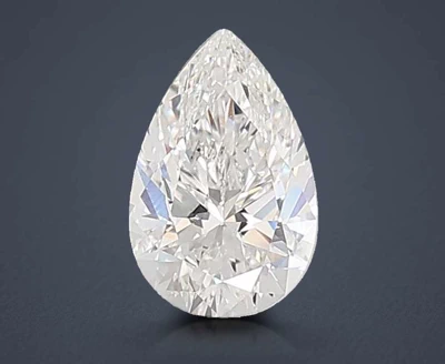 4.03ct F VS1 Rare Carat Ideal Cut Pear Lab Grown Diamond