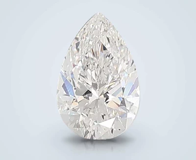 4.03ct F VS1 Rare Carat Ideal Cut Pear Lab Grown Diamond