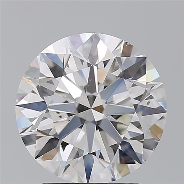 2.87ct H SI1 Rare Carat Ideal Cut Round Diamond