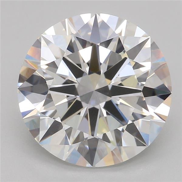 3.02ct F VVS2 Rare Carat Ideal Cut Round Lab Grown Diamond