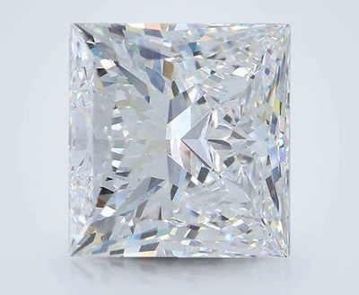 10.07ct E VS2 Rare Carat Ideal Cut Princess Lab Grown Diamond