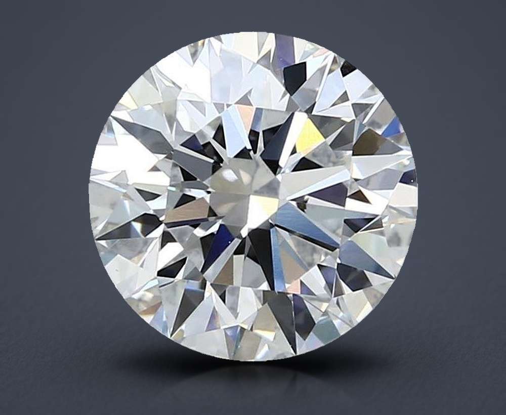 3.03ct F VVS2 Rare Carat Ideal Cut Round Lab Grown Diamond