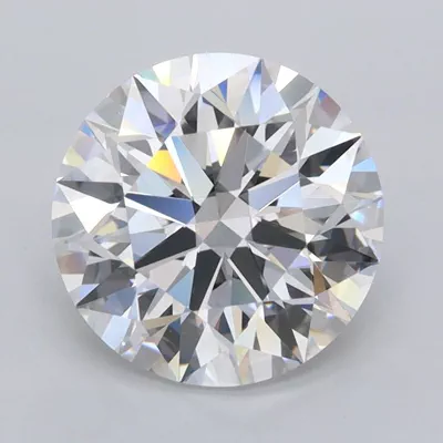 2.72ct D FL Rare Carat Ideal Cut Round Lab Grown Diamond