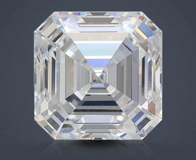 1.55ct D VS1 Rare Carat Ideal Cut Asscher Lab Grown Diamond