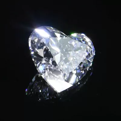 3.58ct D VS1 Rare Carat Ideal Cut Heart Diamond
