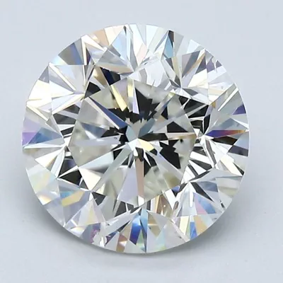 2.76ct I SI2 Good Cut Round Diamond
