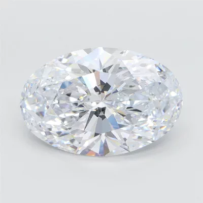 6.13ct H VS1 Rare Carat Ideal Cut Oval Lab Grown Diamond