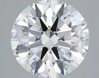4.01ct F IF Rare Carat Ideal Cut Round Diamond