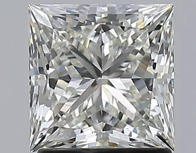 1.70ct J VS2 Rare Carat Ideal Cut Princess Diamond