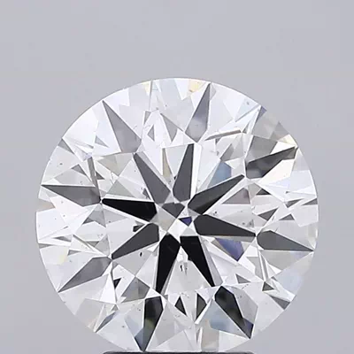 4.00ct F SI1 Rare Carat Ideal Cut Round Lab Grown Diamond