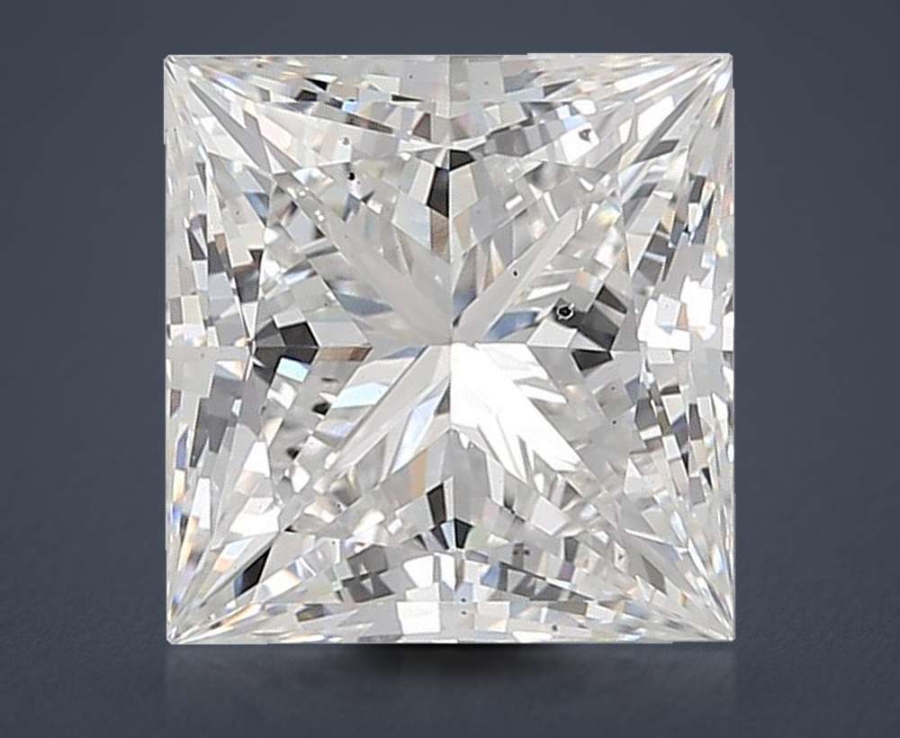 10.05ct F SI1 Rare Carat Ideal Cut Princess Lab Grown Diamond