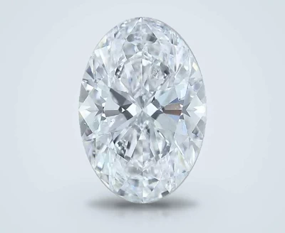 5.05ct D SI2 Rare Carat Ideal Cut Oval Diamond