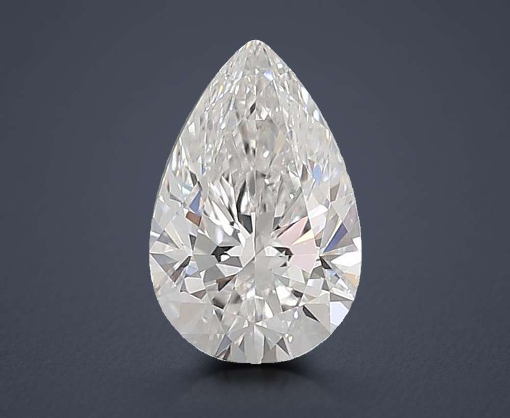 1.41ct D VS1 Rare Carat Ideal Cut Pear Lab Grown Diamond