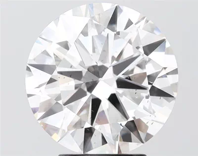 4.00ct F SI1 Very Good Cut Round Lab Grown Diamond
