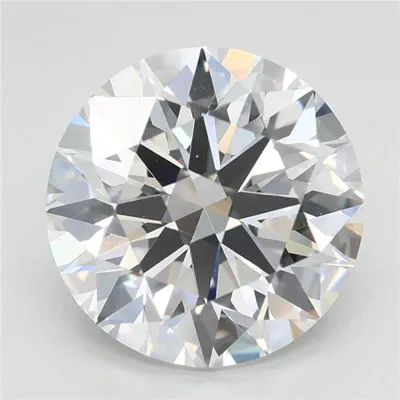 3.39ct E VVS2 Rare Carat Ideal Cut Round Lab Grown Diamond