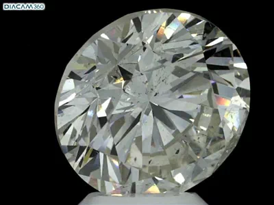 5.69ct K SI2 Rare Carat Ideal Cut Round Diamond