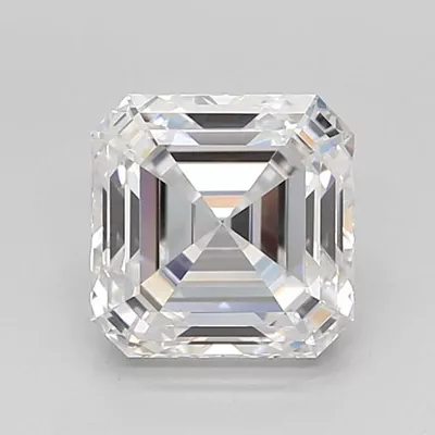 2.03ct D VS1 Rare Carat Ideal Cut Asscher Lab Grown Diamond