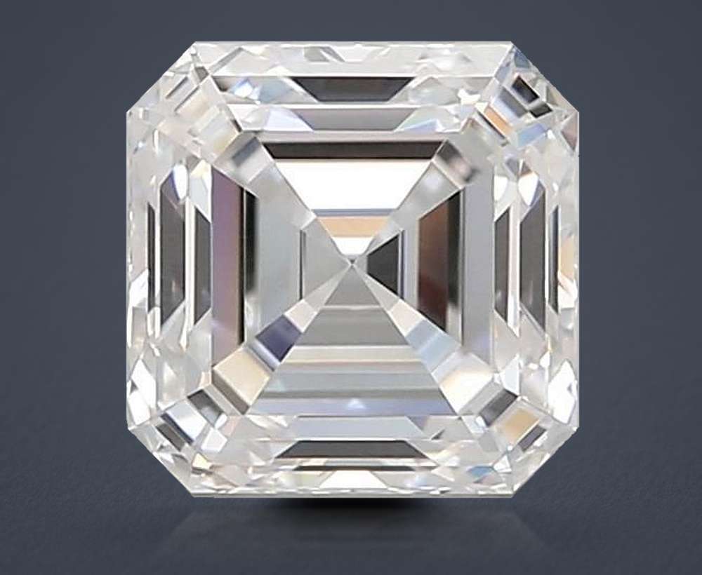 2.03ct D VS1 Rare Carat Ideal Cut Asscher Lab Grown Diamond