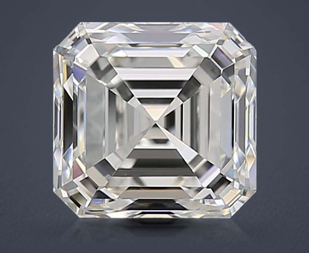 1.50ct H VVS2 Rare Carat Ideal Cut Asscher Diamond
