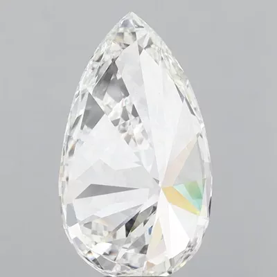 8.02ct F VVS2 Very Good Cut Pear Lab Grown Diamond