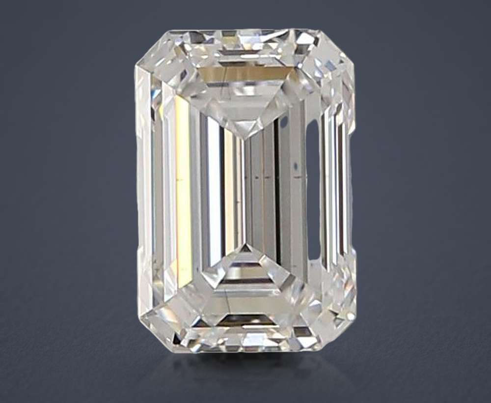 1.30ct D VS2 Rare Carat Ideal Cut Emerald Lab Grown Diamond