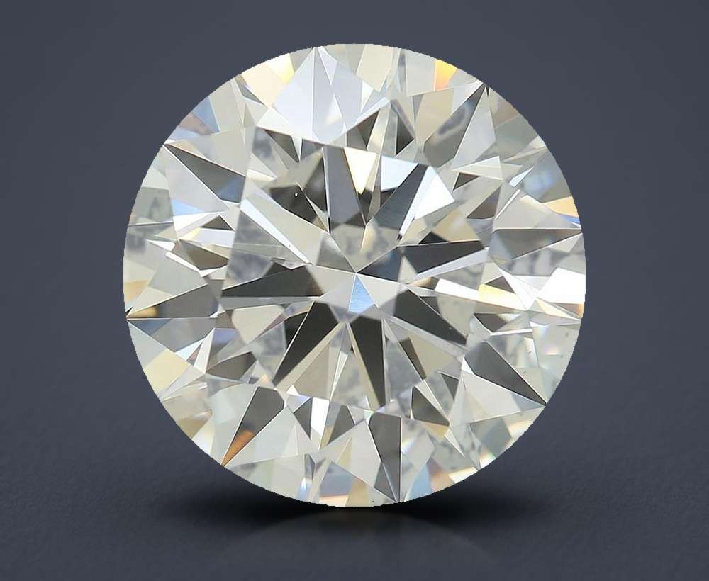 4.86ct F VS1 Rare Carat Ideal Cut Round Lab Grown Diamond